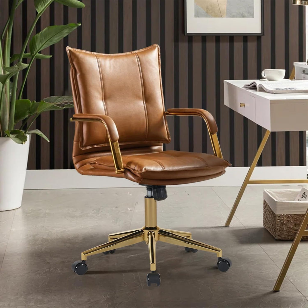 Ergonomic Mesh Office Chair with Armrests, Big and Tall Desk Chair with Lumbar Support, High Back Swivel Computer Chair for Home Office (Black Mesh Dual Support)