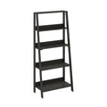 5-Tier Ladder Bookcase Display Shelf, Espresso
