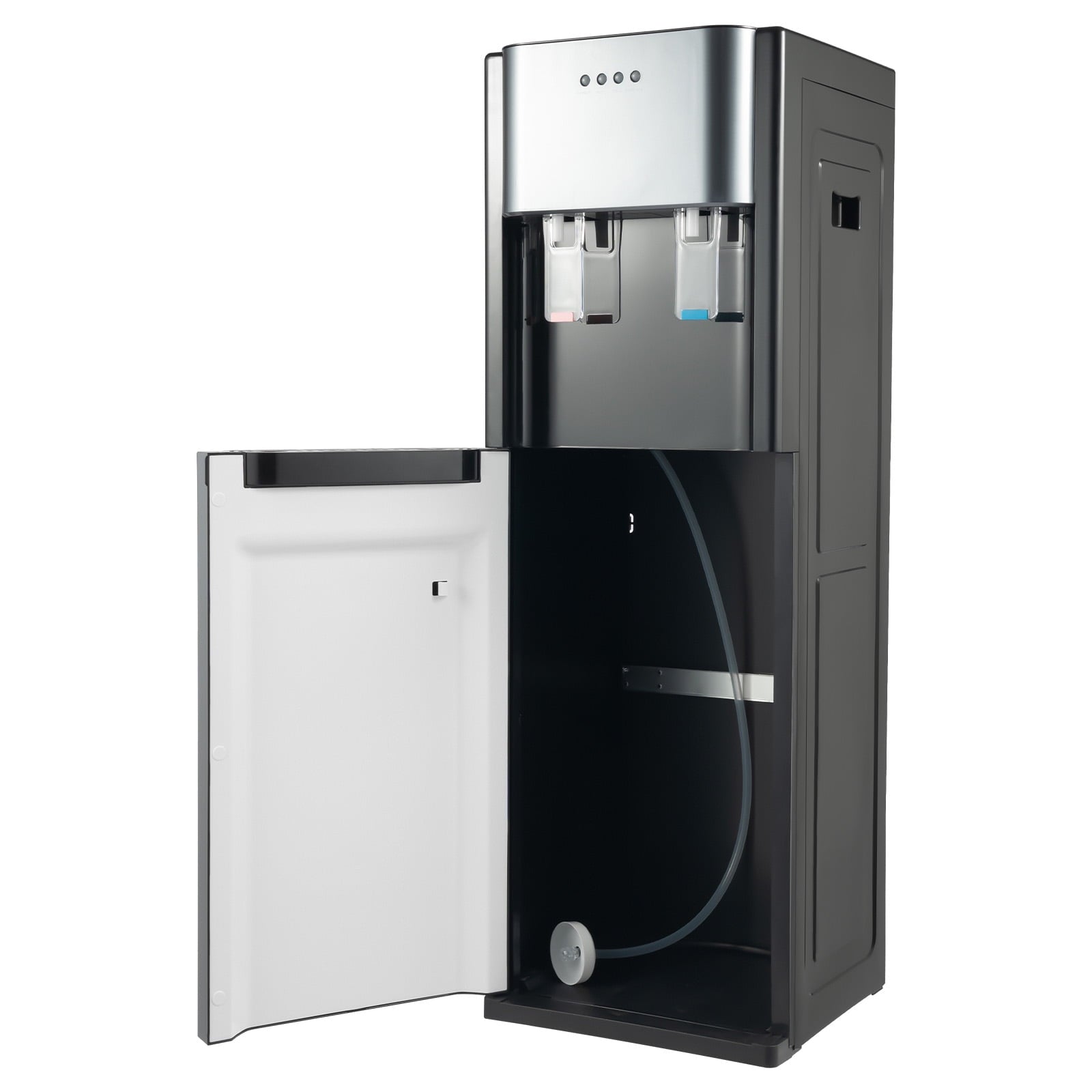 Bottom Loading Water Dispenser with Hot & Cold Water,304 Stainless Steel Inner Liner,5 Gallon Bottle,620W Power  Safe for Home/Office/Commercial (Dark Gray)​