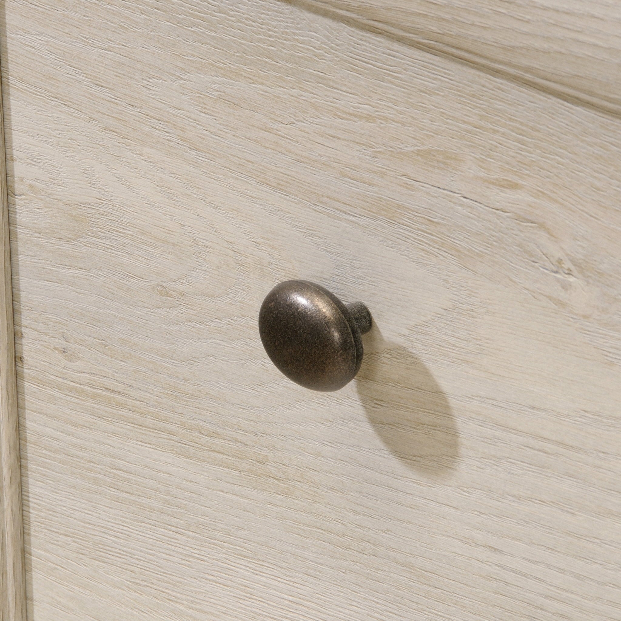 Sauder Edge Water Executive Desk, Chalked Chestnut Finish