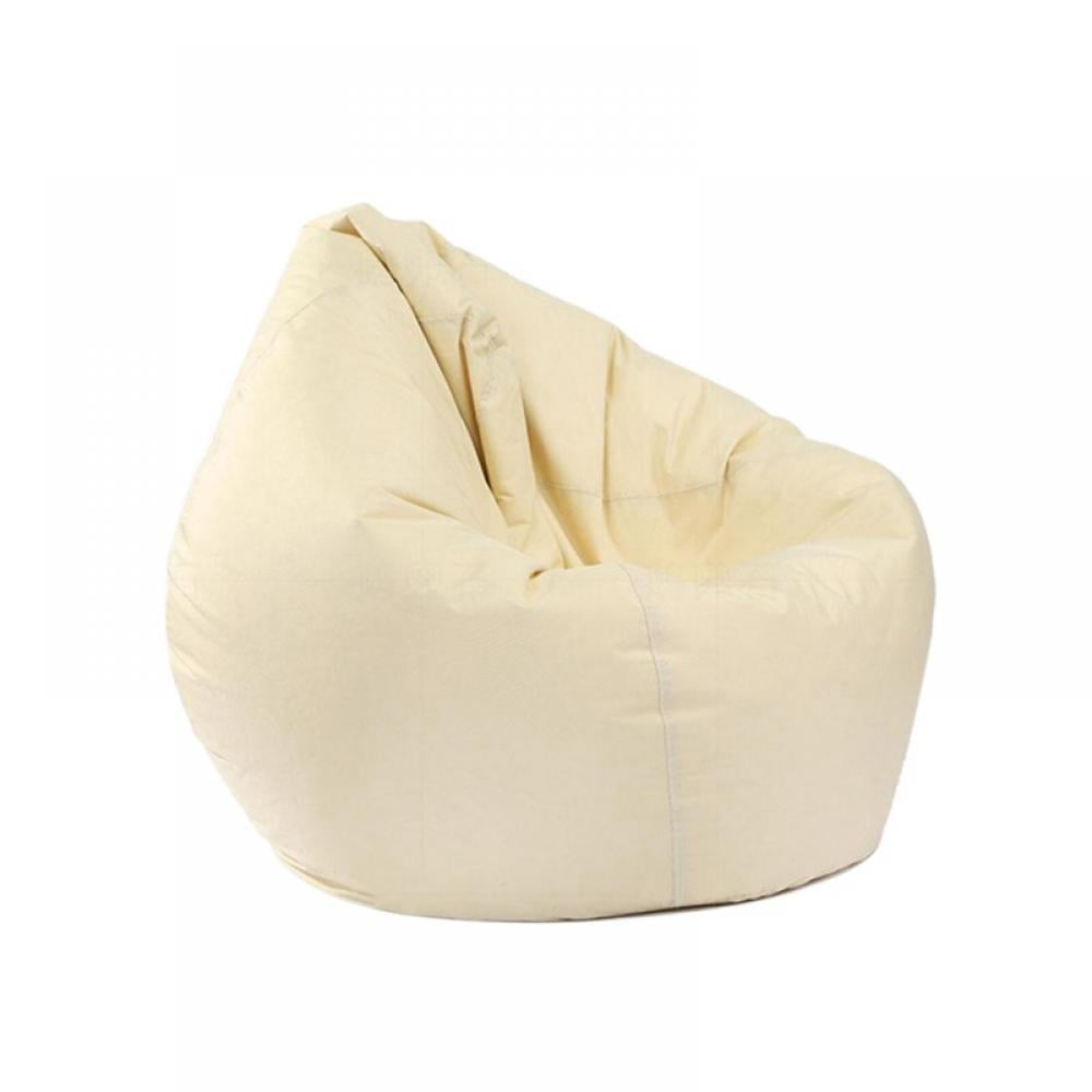 Bean Bags (No Filler) Storage Bean Bag Chair for Adults and Kids, Recliner Gaming Adult Bean Bag for Home Living Room, Zipper Storage Beanbag 27.6x31.5"