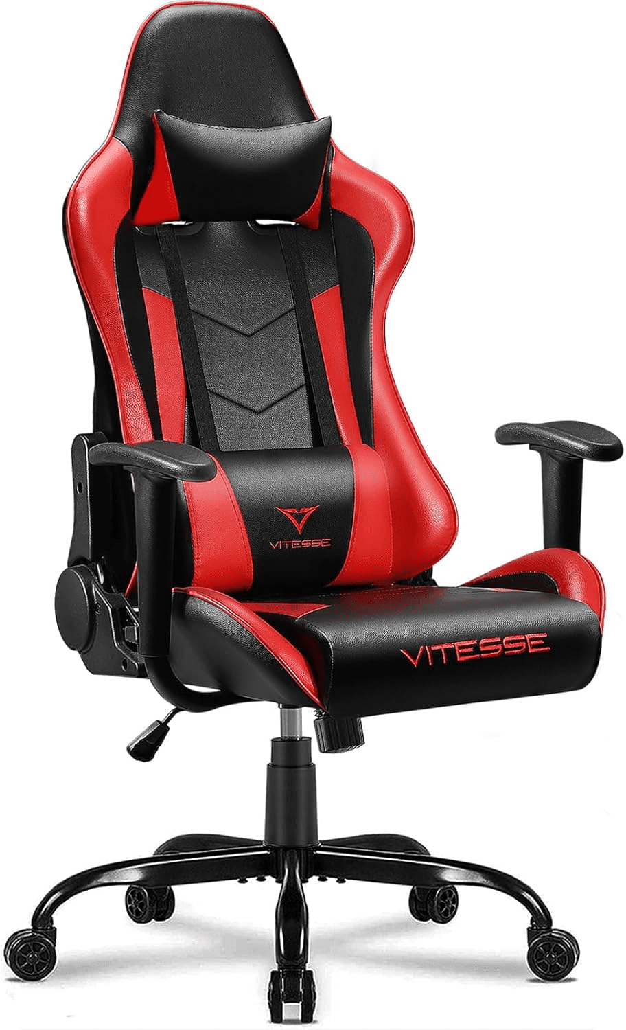 Waleaf Ergonomic Adult Gamer Chair, 330 lb Racing Gaming Office Chair, Gamer Height Adjustable Swivel with Lumbar Support and Headrest