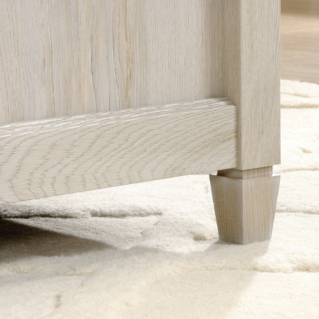 Sauder Edge Water Executive Desk, Chalked Chestnut Finish