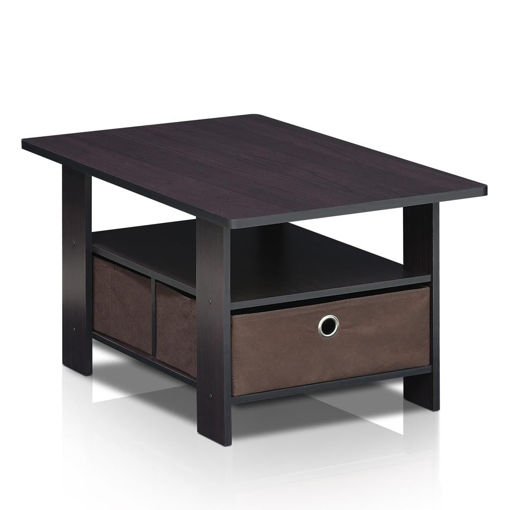 Furinno Andrey Coffee Table with Bin Drawer, Multiple Colors