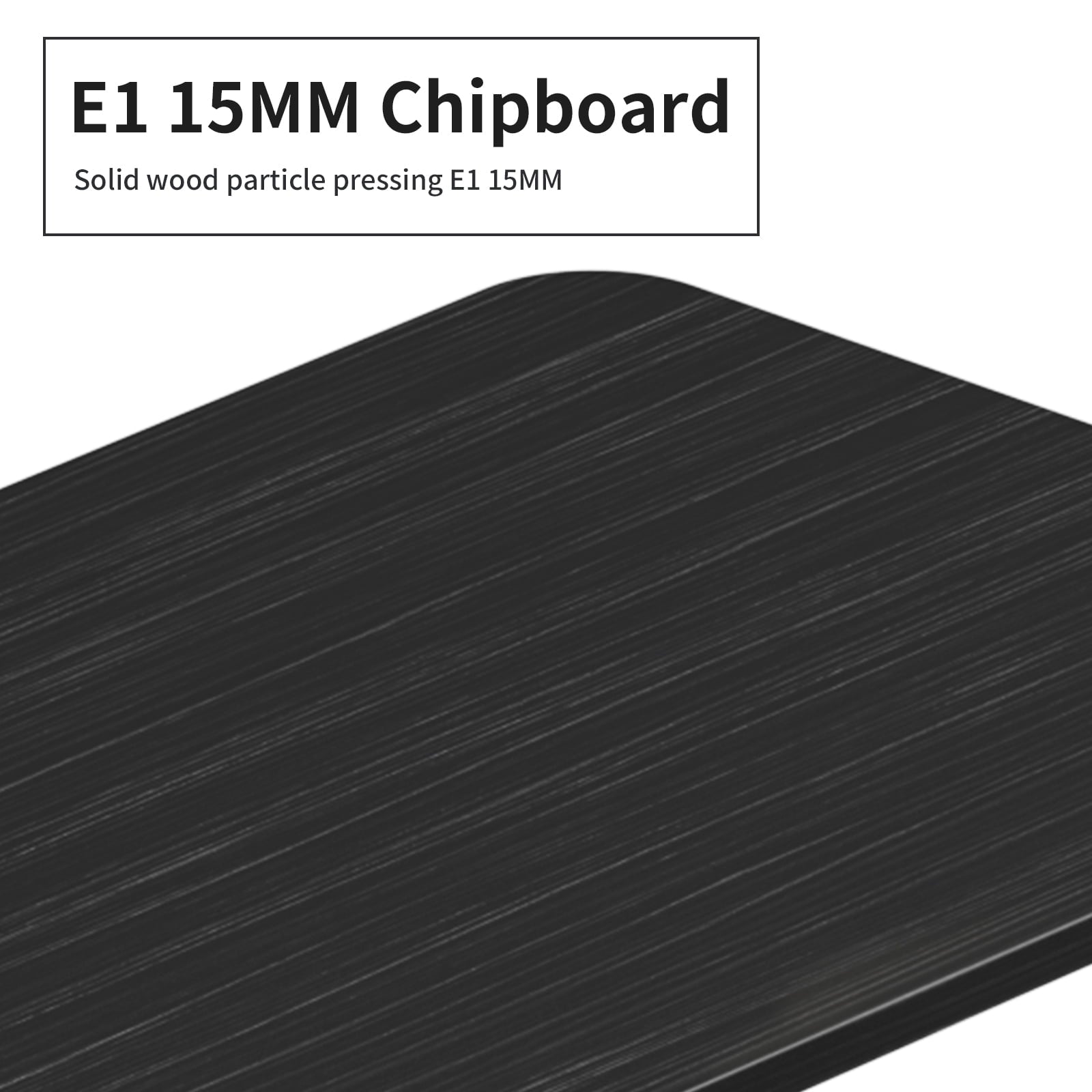 Qiushi Portable Couch Side Table Adjustable Tray Table on Wheels for Home, Office Black